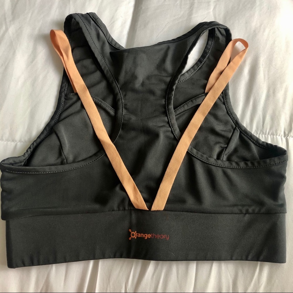Orangetheory High Neck Mesh Sports Bra